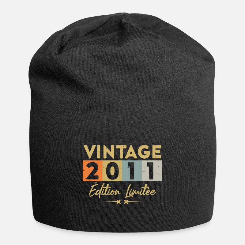 Vintage 2011 Édition Limitée - Bonnet en jersey - noir