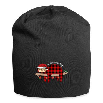 Mangez du sommeil et soyez joyeux paresseux - Bonnet en jersey - noir - Devant
