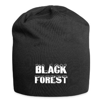 Schwarzwald | Gebirge | Wandern | Urlaub - Jersey-Beanie - Schwarz - Vorne
