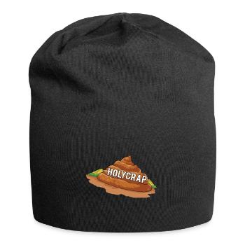 Putain de merde | Caca | Dicton - Bonnet en jersey - noir - Devant
