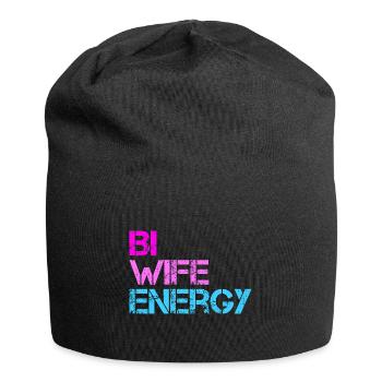 Bi Wife Énergie LGBTQ - Bonnet en jersey - noir - Devant