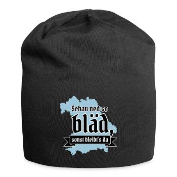 Look ned so stupid otherwise it stays there! Bavarian - Jersey Beanie - black - Front