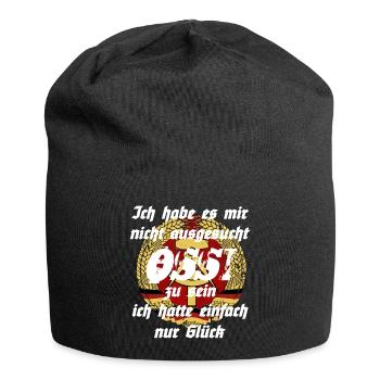 Ich habe es mir nicht ausgesucht OSSI zu sein... - Jersey-Beanie - Schwarz - Vorne