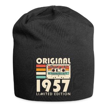 Original 1957 Vintage Vintage Rétro Anniversaire - Bonnet en jersey - noir - Devant