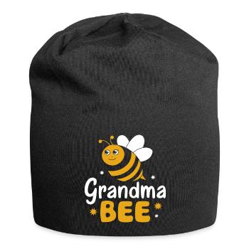 abeille abeille apicultrice abeille abeille - Bonnet en jersey - noir - Devant