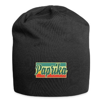 paprika - Jersey Beanie - black - Front