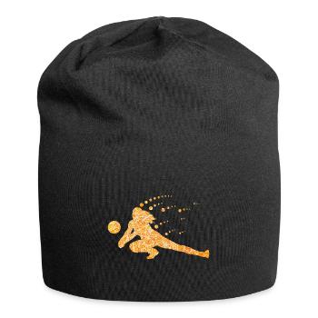 volley-ball - Bonnet en jersey - noir - Devant