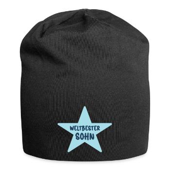 Sohn Kinder Lieblingssohn Sohnemann Beste Söhne - Jersey-Beanie - Schwarz - Vorne