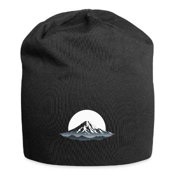 Majesté de la montagne - Bonnet en jersey - noir - Devant