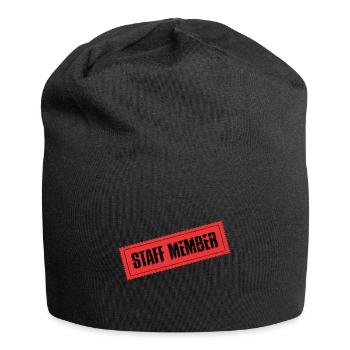 Staff Member - Jersey Beanie - black - Front