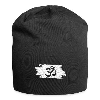 Om - Jersey-Beanie - Schwarz - Vorne