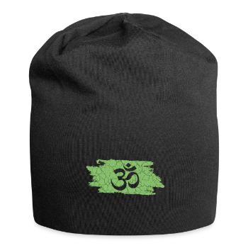 Om - Jersey-Beanie - Schwarz - Vorne