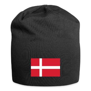 Drapeau du Danemark - Bonnet en jersey - noir - Devant