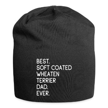 Soft Coated Wheaten Terrier - Bonnet en jersey - noir - Devant