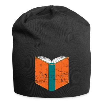 Books Reading - Jersey Beanie - black - Front