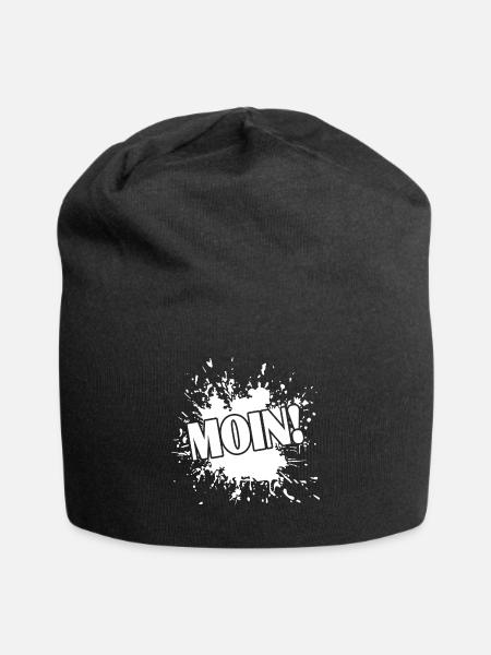 Moin! - Jersey-Beanie - Schwarz