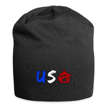 Anarchie aux États-Unis - Bonnet en jersey - noir - Devant