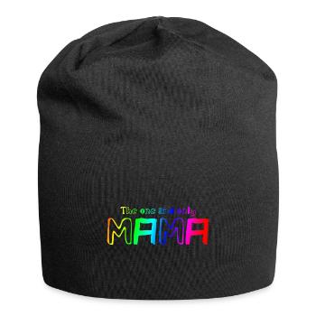La seule et unique Mama | Mère | Maman | Parents - Bonnet en jersey - noir - Devant