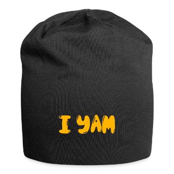 Ich bin mein Süßkartoffel-passendes Paar Thanksgiving - Jersey-Beanie - Schwarz - Vorne