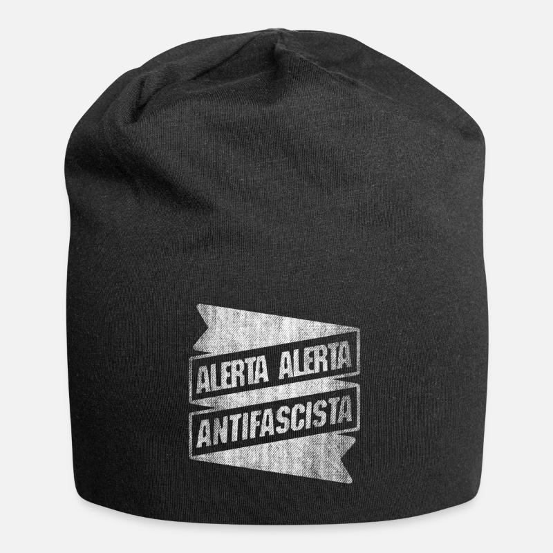 ALERTA ALERTA ANtiFAscIsTA ANTIFA - Jersey-Beanie - Schwarz