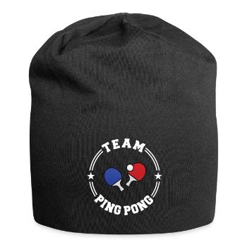 TEAM PING PONG College Runde W - Jersey-Beanie - Schwarz - Vorne
