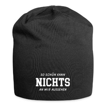 Nichts Schenken Ich Will Nix Anti Kein Geschenk - Jersey-Beanie - Schwarz - Vorne