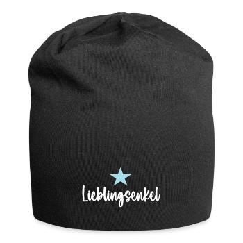 Lieblingsenkel Enkelsohn Enkel Enkeln Enkelkind - Jersey-Beanie - Schwarz - Vorne