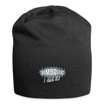 Bombastisch habe ich es getan Geschenk - Jersey-Beanie - Schwarz - Vorne