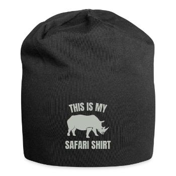 This Is My Safari Shirt - Jersey Beanie - black - Front