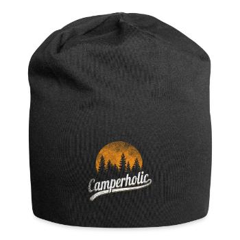 Wohnmobil - Jersey-Beanie - Schwarz - Vorne