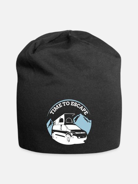 Time to Escape - Bonnet en jersey - noir