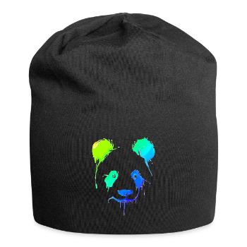 Panda | Panda Bear | Asia | Animals - Jersey Beanie - black - Front