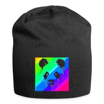 Panda | Panda Bear | Asia | Animals - Jersey Beanie - black - Front