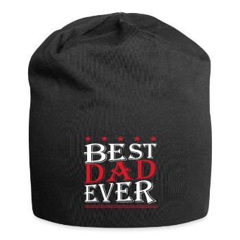 Meilleur papa de tous les temps - Bonnet en jersey - noir - Devant