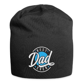 Bester Vater aller Zeiten - Jersey-Beanie - Schwarz - Vorne