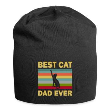 Vater der Katze - Jersey-Beanie - Schwarz - Vorne
