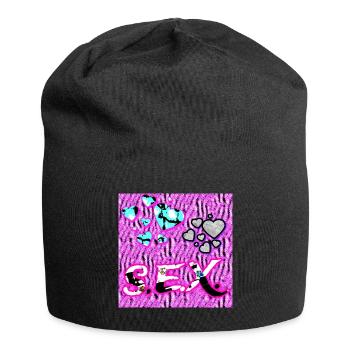 S.E.X. - Coeurs - Bonnet en jersey - noir - Devant