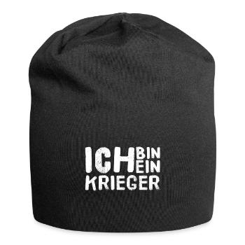 ich bin ein starker Mann - Jersey-Beanie - Schwarz - Vorne