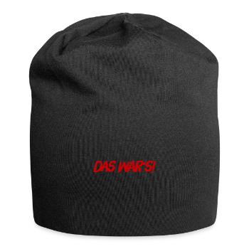 endlich vorbei - Jersey-Beanie - Schwarz - Vorne