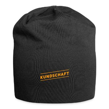 Kundschaft geht immer - Jersey-Beanie - Schwarz - Vorne