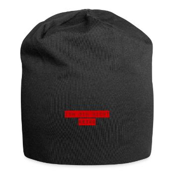 keinen Bock auf retro - Jersey-Beanie - Schwarz - Vorne