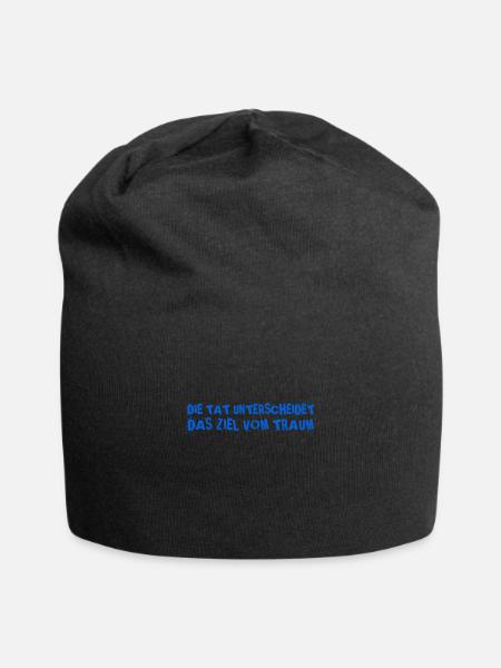 komm ins machen - Jersey-Beanie - Schwarz