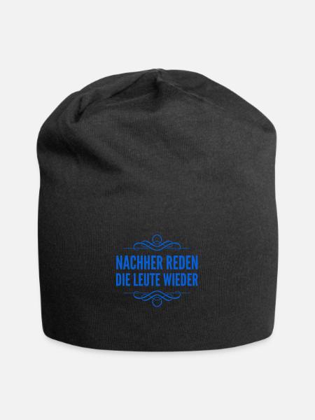 die Leute reden wieder - Jersey-Beanie - Schwarz