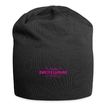 klarer geht es nicht - Jersey-Beanie - Schwarz - Vorne