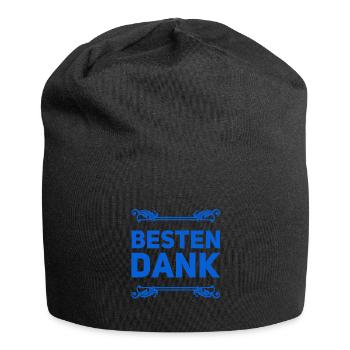 vielen herzlichen Dank - Jersey-Beanie - Schwarz - Vorne
