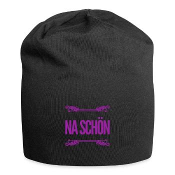 wie toll - Jersey-Beanie - Schwarz - Vorne