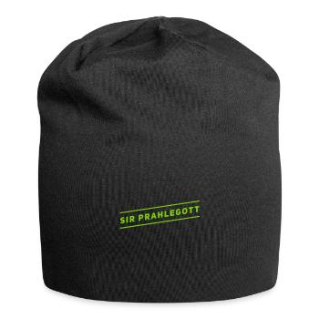 Sir Prahlegott - Jersey-Beanie - Schwarz - Vorne