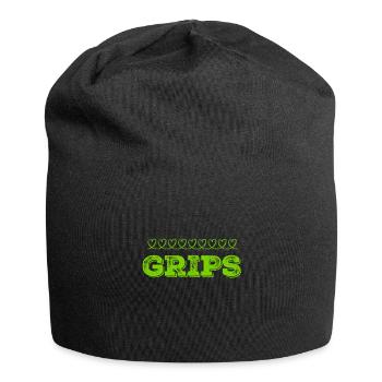 ich bin clever - Jersey-Beanie - Schwarz - Vorne