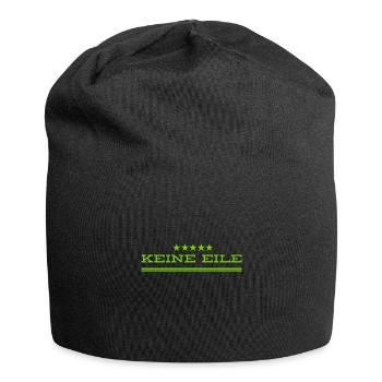 alles in meiner Geschwindigkeit - Jersey-Beanie - Schwarz - Vorne