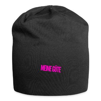 immer schön locker bleiben - Jersey-Beanie - Schwarz - Vorne